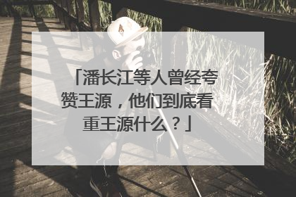 潘长江等人曾经夸赞王源,他们到底看重王源什么?