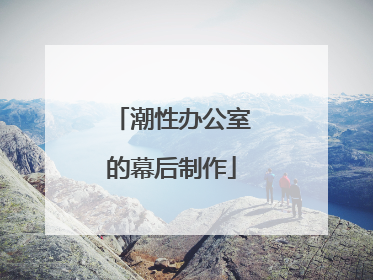 潮性办公室的幕后制作