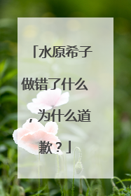 水原希子做错了什么，为什么道歉？