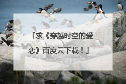 求《穿越时空的爱恋》百度云下载!
