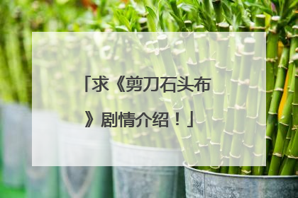 求《剪刀石头布》剧情介绍!