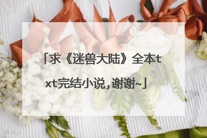 求《迷兽大陆》全本txt完结小说,谢谢~