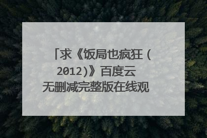 求《饭局也疯狂（2012)》百度云无删减完整版在线观看，尚敬导演的