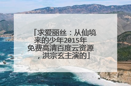 求爱丽丝：从仙境来的少年2015年免费高清百度云资源，洪宗玄主演的