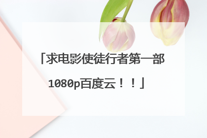 求电影使徒行者第一部1080p百度云!!