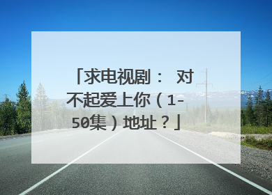 求电视剧： 对不起爱上你（1-50集）地址？