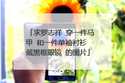 求罗志祥 穿一件马甲 和一件单袖衬衫 戴黑框眼镜 的图片