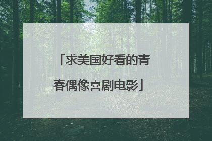 求美国好看的青春偶像喜剧电影