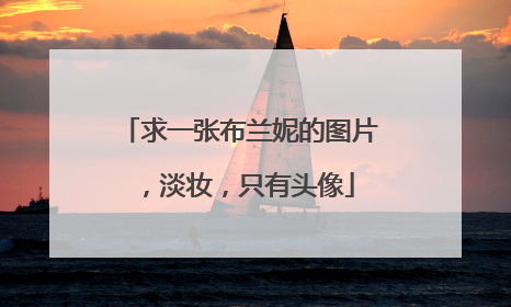 求一张布兰妮的图片,淡妆,只有头像