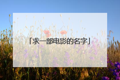 求一部电影的名字