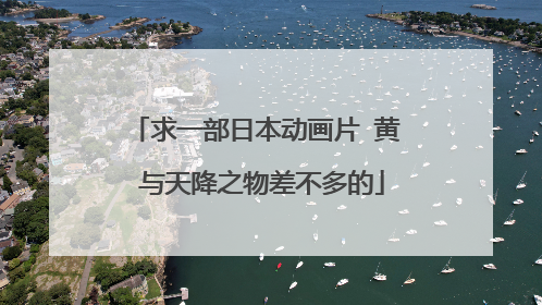 求一部日本动画片 黄 与天降之物差不多的