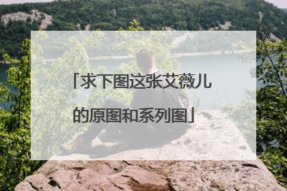 求下图这张艾薇儿的原图和系列图