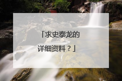 求史泰龙的详细资料?