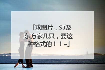 求图片，SJ及东方家几只，要这种格式的！！~