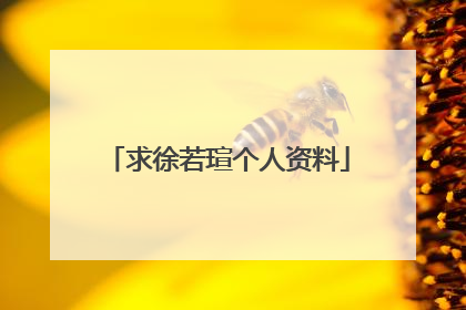 求徐若瑄个人资料