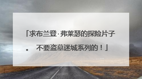 求布兰登·弗莱瑟的探险片子。 不要盗墓迷城系列的！