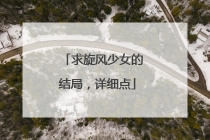 求旋风少女的结局，详细点