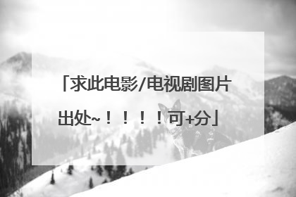 求此电影/电视剧图片出处~!!!!可+分