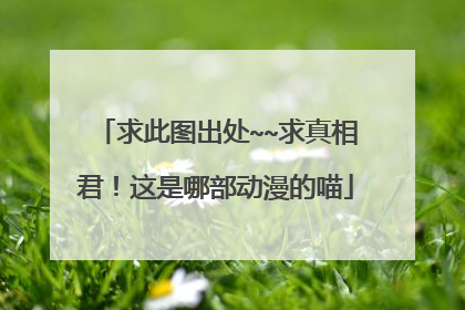 求此图出处~~求真相君！这是哪部动漫的喵