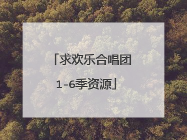 求欢乐合唱团1-6季资源