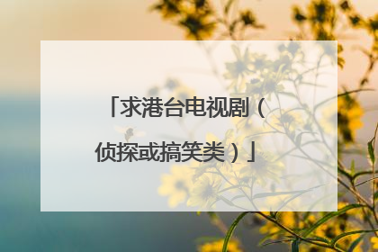 求港台电视剧（侦探或搞笑类）