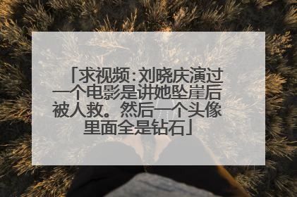 求视频:刘晓庆演过一个电影是讲她坠崖后被人救。然后一个头像里面全是钻石