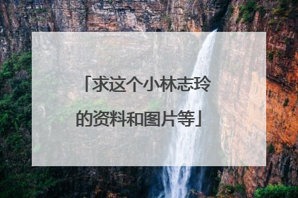 求这个小林志玲的资料和图片等