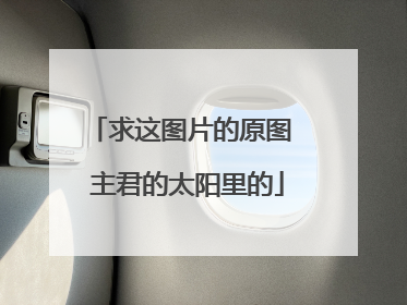 求这图片的原图 主君的太阳里的