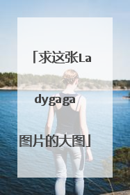 求这张Ladygaga图片的大图
