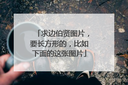 求边伯贤图片，要长方形的，比如下面的这张图片