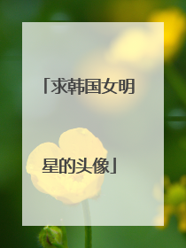 求韩国女明星的头像