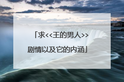 求<<王的男人>>剧情以及它的内涵