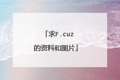 求F.cuz的资料和图片