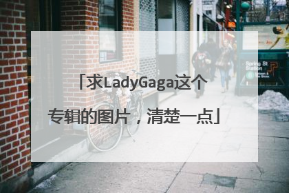 求LadyGaga这个专辑的图片，清楚一点