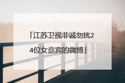 江苏卫视非诚勿扰24位女嘉宾的微博