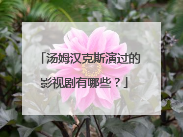 汤姆汉克斯演过的影视剧有哪些?