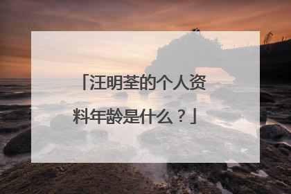 汪明荃的个人资料年龄是什么？