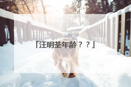 汪明荃年龄？？