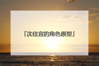 沈佳宜的角色原型