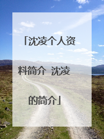 沈凌个人资料简介 沈凌的简介