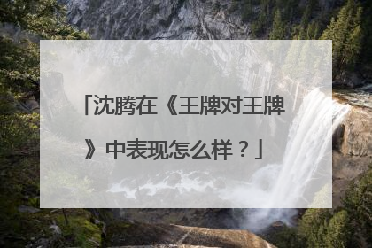 沈腾在《王牌对王牌》中表现怎么样？