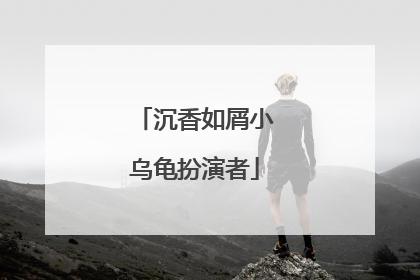 沉香如屑小乌龟扮演者