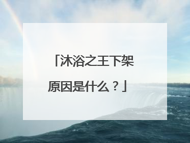 沐浴之王下架原因是什么?