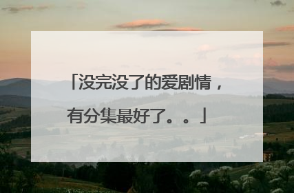 没完没了的爱剧情，有分集最好了。。