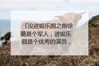 没进娱乐圈之前徐璐是个军人,进娱乐圈是个优秀的演员,她有多宝藏?