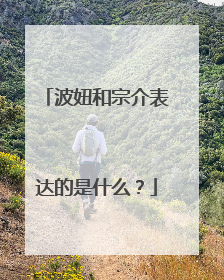 波妞和宗介表达的是什么？