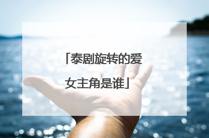 泰剧旋转的爱女主角是谁