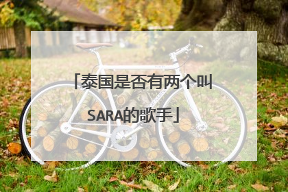 泰国是否有两个叫SARA的歌手