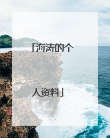 海涛的个人资料