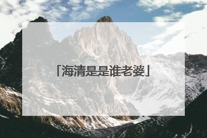 海清是是谁老婆